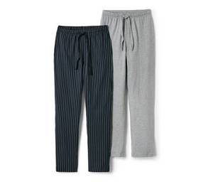 Tchibo - 2 Pyjamahosen - Herren - Gr. XXL - dunkelblau/gestreift 