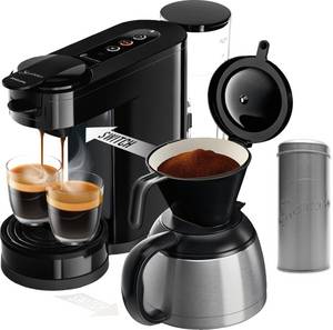 Philips Senseo Kaffeepadmaschine HD6592/64, 1l Kaffeekanne 