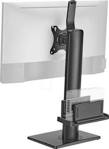Mywall MYW HL60L - Monitor Halter, 1 Display, 17'' - 32'', Mini-PC, Ständer 