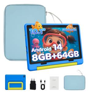 BUFO 10 Zoll Android 14, 8(3+5)GB+64GB, 