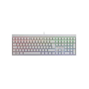 Cherry MX 2.0S RGB,  MX-Silent-Red-Switches - weiß, mechanische Gamingtastatur, Kabelgebunden, RGB-Beleuchtung, Anti-Ghosting 