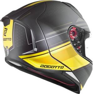 Bogotto Motowear Bogotto FF110 Cinder schwarz/gelb Integralhelm