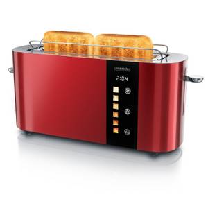 Arendo Toaster 2-Scheiben Edelstahl Langschlitz, Touch, 