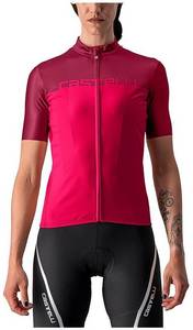 Castelli Velocissima Short Sleeve Jersey (Red) Women Rennrad-Trikot