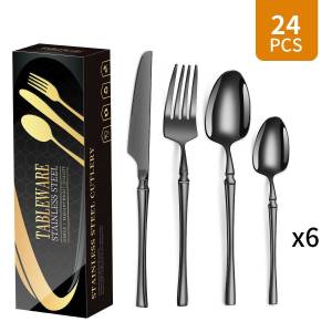 Luckice Besteck-Set Edelstahl-Besteck Messer,Gabel,Löffel,Besteck Edelstahl Spiegelpoliert 