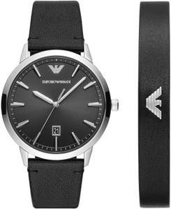 Emporio Armani Quarzuhr AR80064SET, (Set, 2 tlg., mit Armband) 