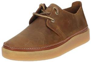 Clarks Originals Clarks Business-Schuh weiß flacher Absatz Herren-Schnürschuhe