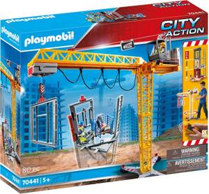 Playmobil City Action - RC-Baukran mit Bauteil (70441) Playmobil-Figur