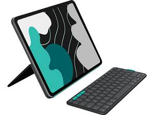  LOGITECH Flip Folio für iPad Pro 13 Zoll (M4) und Air (M2 M3) Case mit Tastatur Graphite 