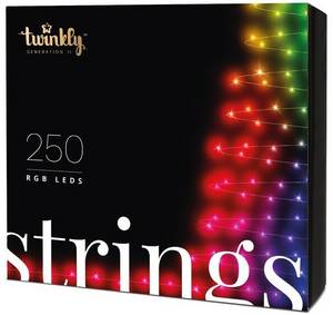 TWINKLY Lichternetz 250 LEDs bunt mit WLAN und Appsteuerung (TWS250STP-BEU) Weihnachtslichterkette