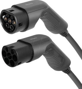 Deltaco KC015 - Typ 2 Kabel, für E-Fahrzeuge, 11 kW, 5 m 