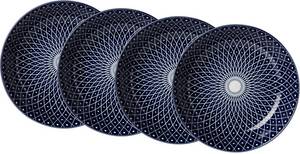 Ritzenhoff & Breker Suppenteller, 20,5 cm, Keramik, 4 Teile, ROYAL REIKO Suppenteller