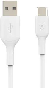 Belkin BOOST CHARGE USB-C/USB-A-Kabel 1m Weiß Handy Ladekabel