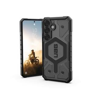 Uag Urban Armor Gear Pathfinder Case mit Magnet-Modul Samsung Galaxy S25 ash (grau transparent) 