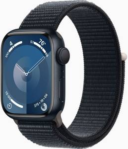 Apple Watch Series 9 GPS 41mm Aluminium Mitternacht Sport Loop Mitternacht iOS Smartwatch