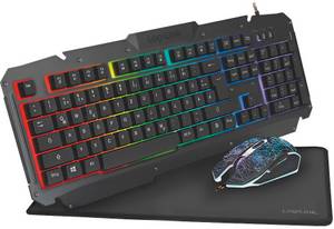 Logilink Gaming-Set aus Tastatur, Maus und Mauspad (ID0185) Gaming Tastatur