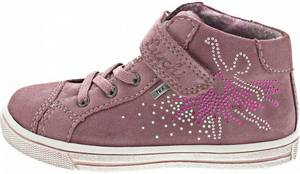 Lurchi Suna-Tex Mädchen Sneaker high rosa Kinder-Sneakers