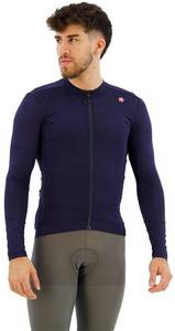 Castelli Espresso Long Sleeve Jersey (Blue) Men Rennrad-Trikot