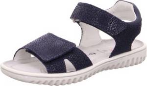 Superfit Sandalen WMS Weite M4 , Katzen dunkelblau Gr. 25 Mädchen Kleinkinder