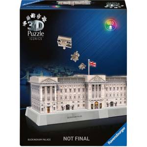 Ravensburger Puzzle 3D Puzzle Iconics: Buckingham Palace - mit Licht 