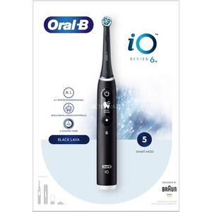 Oral-b iO Series 6N Black Lava incl. Etui Elektrozahnbürste