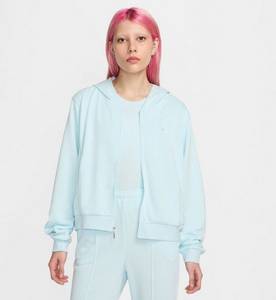 Nike Sportswear Chill Terry Loose Full-Zip Shirt (FN2415) glacier blue sail Damen-Hoodie