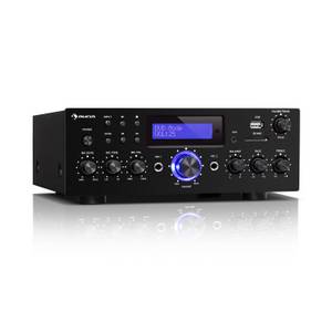 Auna AMP-5 BT HiFi-Verstärker 2 x 50 W RMS BT 2 x Mikro schwarz