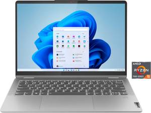 Lenovo IP Flex 5 R5-7430U Notebook (35,56 cm/14 Zoll, AMD Ryzen 5 7430U, Radeon, 512 GB SSD) 