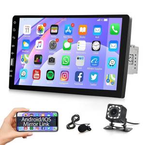 Hikity IOS/Android 9 Zoll Touchscreen Mirror Link MP5 Spieler Autoradio (Bluetooth FM) 