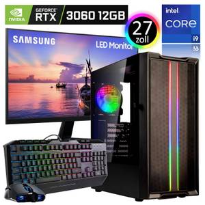 Meinpc Stellar Set i9 RTX 3060 Gaming-PC-Komplettsystem (27,00