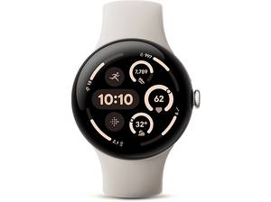  GOOGLE Pixel Watch 3 (LTE) 45 mm, Smartwatch Aluminium Fluorelastomer, 150–185 165–215 Porcelain 