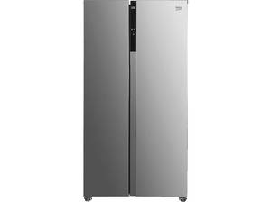  BEKO Beko GNO5322XPN Side-by-Side Kühlschrank, 532 Liter (E, 1770 mm hoch, Edelstahl-Look) 