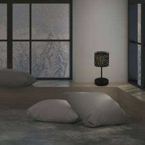 Briloner Tischleuchte »LOLE«, ØxH: 12,5 x 30 cm, 3 W, Kunststoff/Stoff - schwarz 