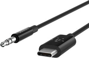 Belkin RockStar 3,5-mm-Klinken-Audio-Kabel mit USB-C-Stecker 1,8m