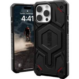  Urban Armor Gear Monarch Pro MagSafe Case Backcover Apple iPhone 16 Pro Max Kevlar®, Schwarz MagSafe kompatibel 