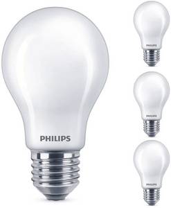 Philips E27 Standardform A60 weiß warmweiß 1560lm dimmbar 4er Pack weiß LED-Lampe