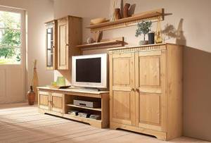 Home Affaire Wohnwand, (Set, 4 St.), Set aus: 2 Hängeschränken, Lowboard und Kommode 