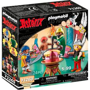 Playmobil 71269 Asterix Pyradonis'' vergiftete Torte, Konstruktionsspielzeug 