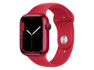 Apple Watch Series 7 Aluminium 45mm Cellular rot Sportarmband rot 