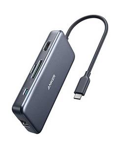  Anker USB C Hub, 7 in 1 PowerExpand+ Adapter mit 4K HDMI, 60W Power...
