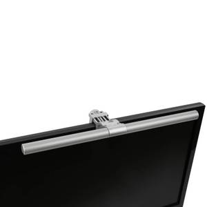 Briloner LED-Klemmleuchte Screen, USB, dimmbar, CCT, silber 