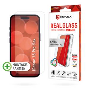 Displex Panzerglas und Schutzhülle für Iphone 15 Pro Max 