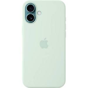 Apple Silikon Case Silikon Case  iPhone 16 Plus Aquamarin Induktives Laden, MagSafe kompatibel, Stoßfest MDGU4ZM/A 