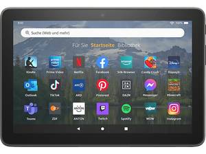  AMAZON Fire HD 8 Plus (2022), 32 GB, Zoll, Grau 