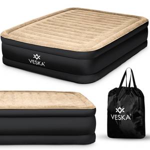 Veska Luftbett - selbstaufblasend - Double - grau/creme