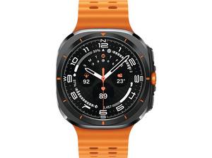  SAMSUNG Galaxy Watch Ultra 47 mm LTE Smartwatches Titan Nitrilkautschuk, 90-140 mm, Titanium Silver 