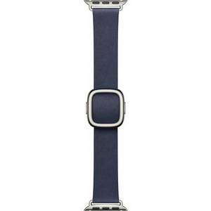 Apple Watch Modern Buckle Armband 42 mm L Dunkelblau Watch Series 10, Watch Series 9, Watch Series 8, Watch Series 7, Watch Series 6, Watch Series 5, Watch 
