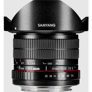 Samyang 21507 21507 Fish-Eye-Objektiv f/3.5 (max) 50mm