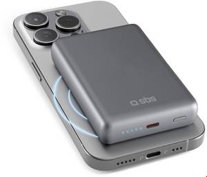 Sbs SlimMag (10.000mAh) Powerbank aluminium 