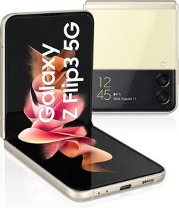 Samsung Galaxy Z Flip 3 128GB Phantom Cream LTE Smartphone